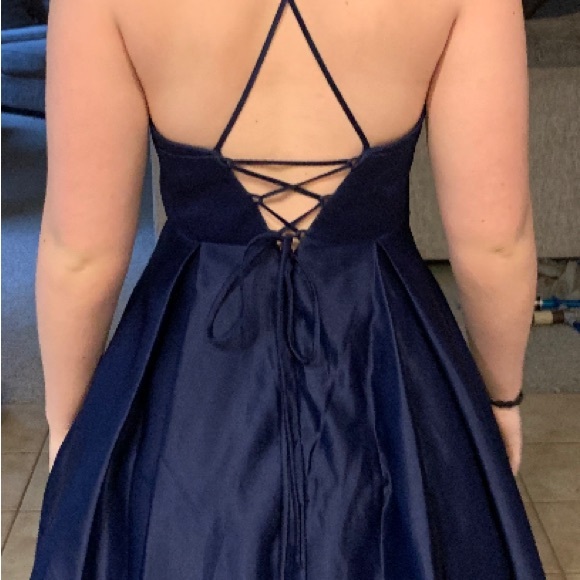 Navy Formal Dress Blondie Nights by Stacy Sklar - Picture 6 of 6